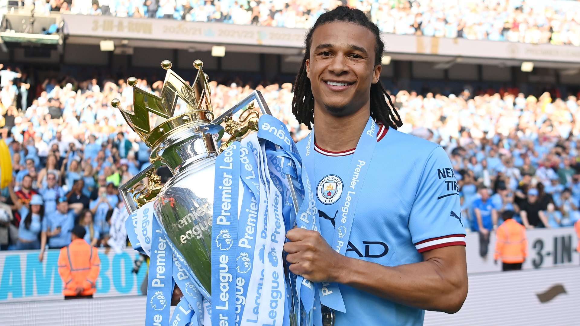1920x1080 New contract for Nathan Ake! Defender set for pay rise after agreeing extension with Manchester City. Goal.com English Oman