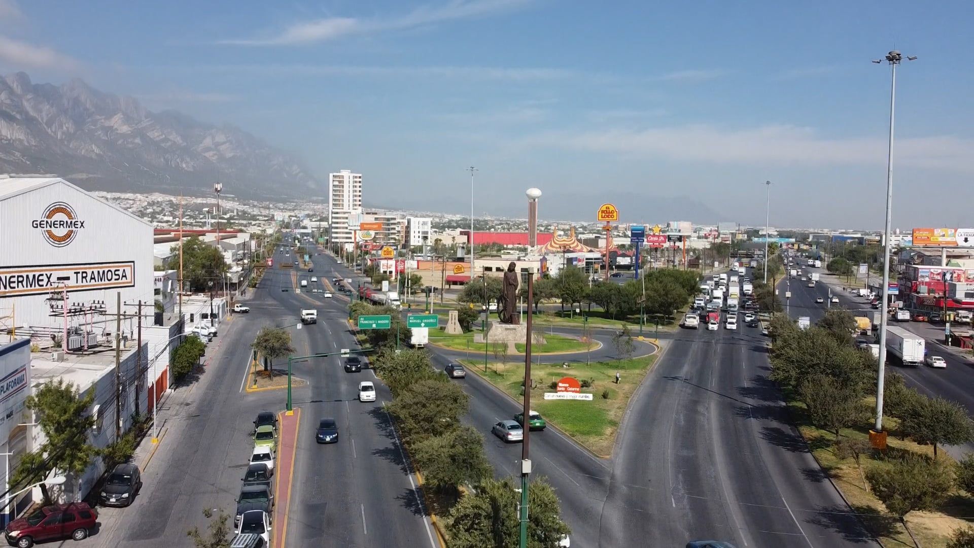 1920x1080 Vehicles on Roads in Monterrey