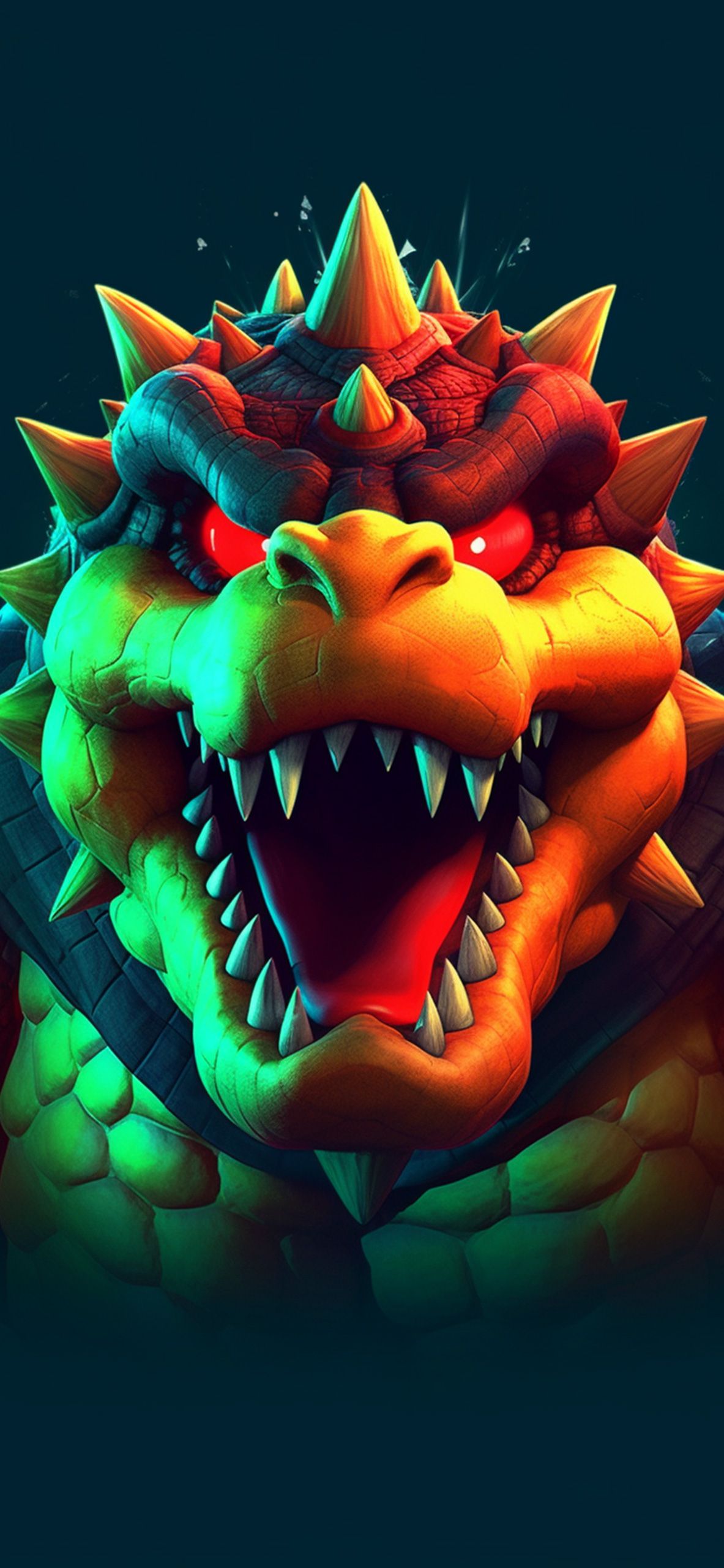 1183x2560 Super Mario Fury Bowser Wallpaper Mario Wallpaper 4k