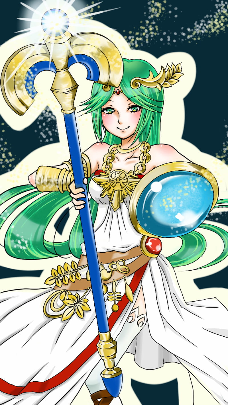 800x1422 Palutena, kid icarus, nintendo, pit, retro, smash bros, HD phone wallpaper