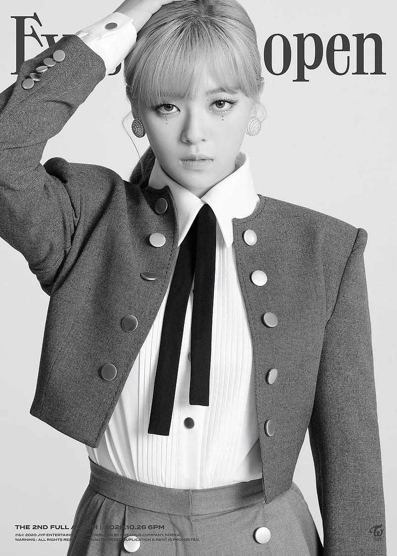 800x1120 Jeongyeon, eyes wide open, i cant stop me, kpop, more and more, twice, yoo jeongyeon, HD phone wallpaper