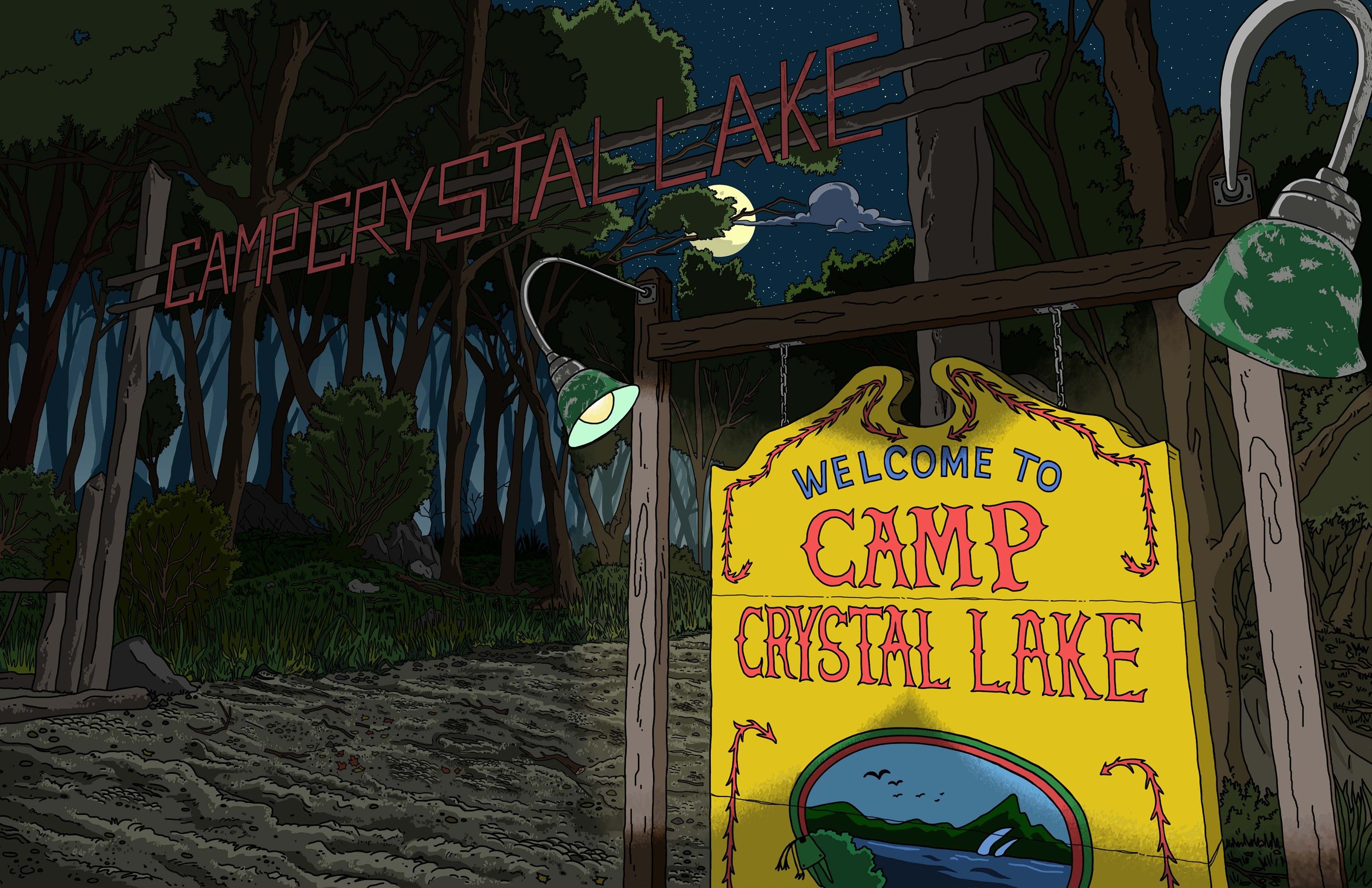 3000x1941 Camp Crystal Lake Digital Artwork