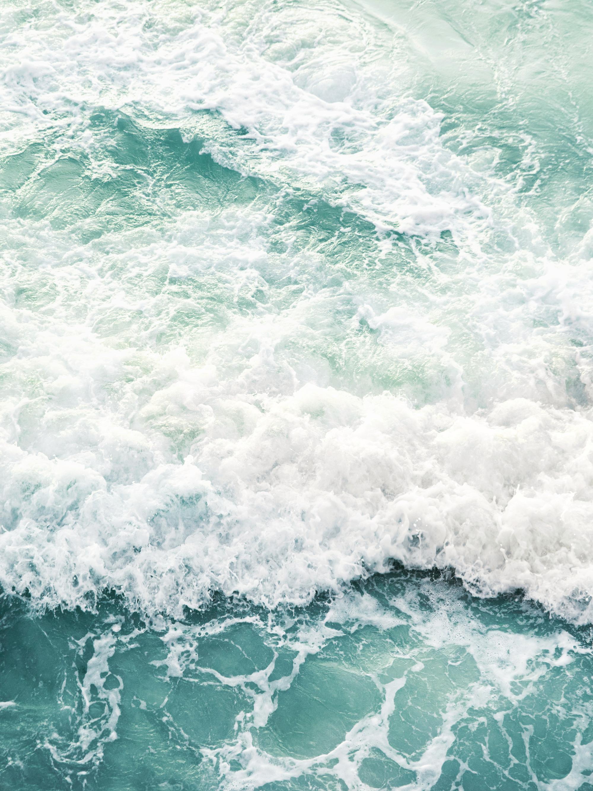 2000x2667 Foamy Ocean Print 12 x 16 in