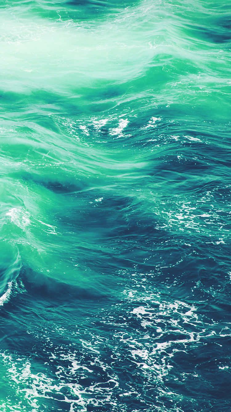 750x1334 Seafoam Wallpaper [Free Background Image]