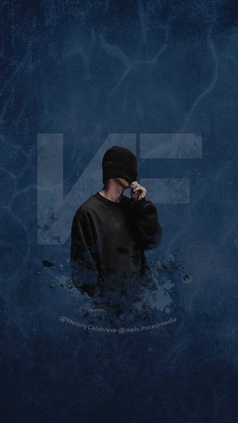 800x1422 Nf splash graphic, rap, clouds the mixtape, nf, blue, rap, real music, water, HD phone wallpaper