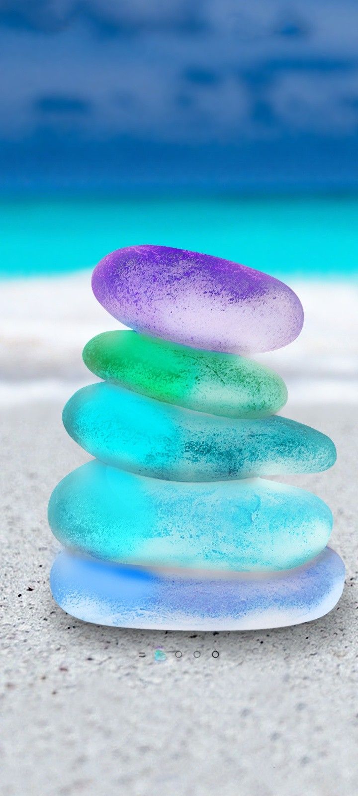 720x1600 Colorful Stones