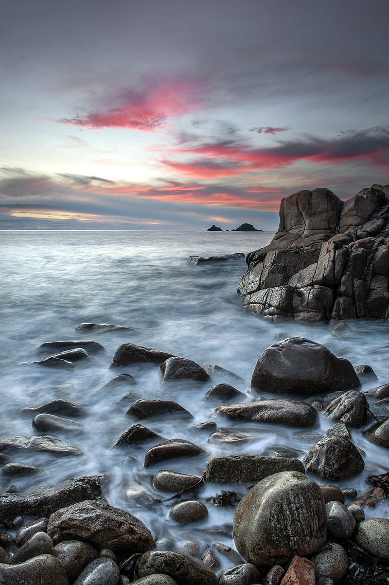 800x1202 Coast, rocks, stones, sea, water, HD phone wallpaper