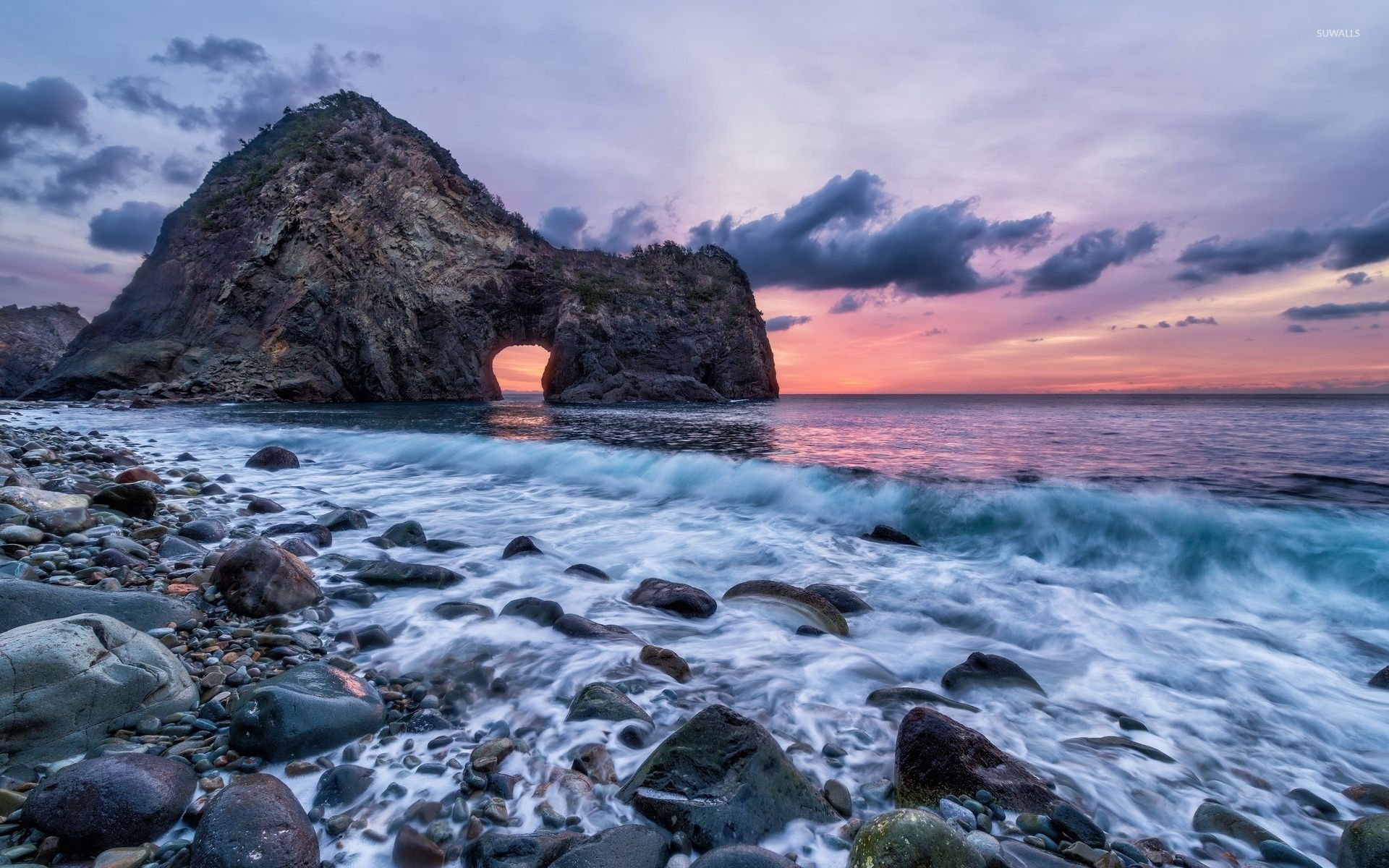 1920x1200 Sunsetne arch wallpaper wallpaper