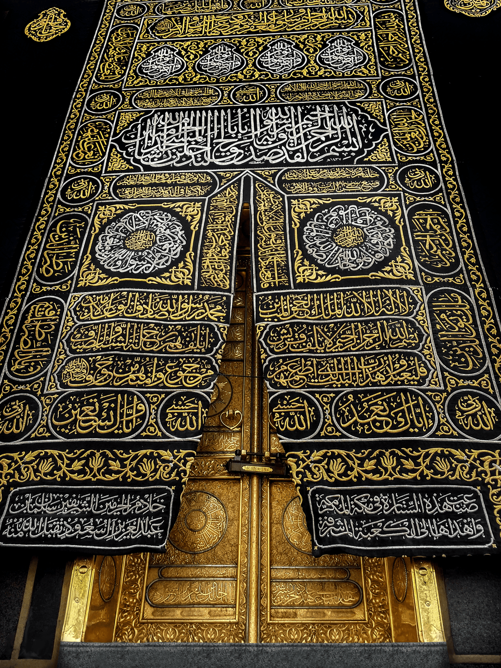 1024x1365 Kaaba & Kiswah Islamic Stretched Canvas