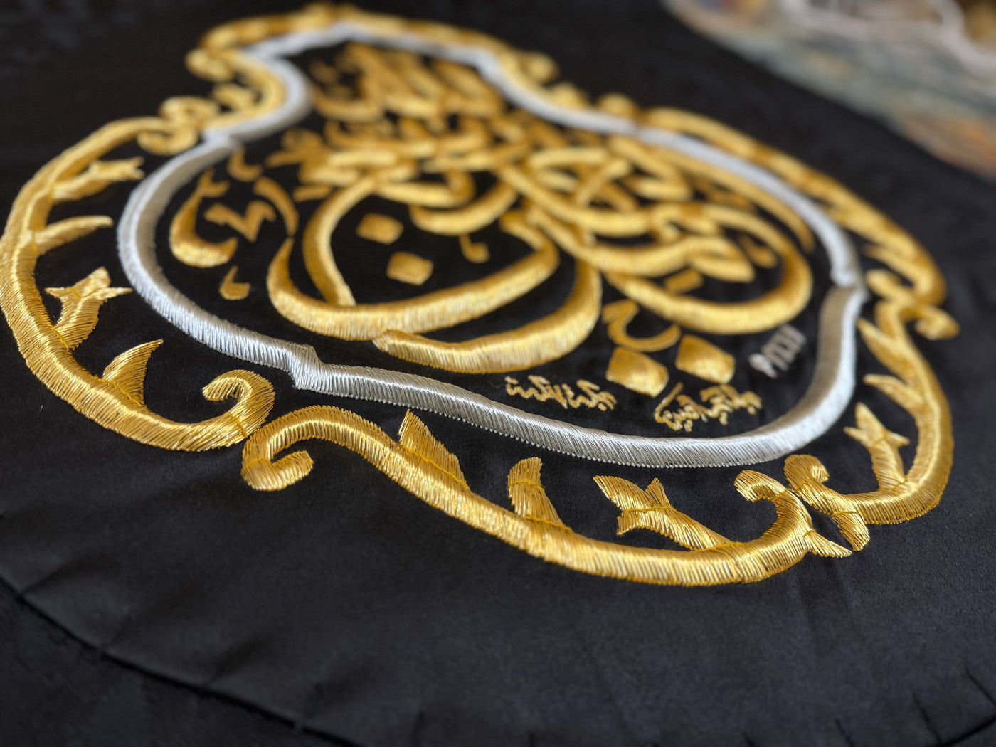 1400x1050 Original Black Kiswah Cloth Wall Hanging