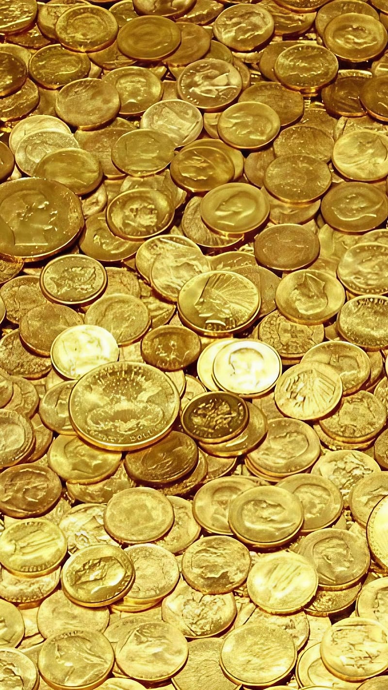 800x1423 Money Attract, Gold Coins, HD phone wallpaper