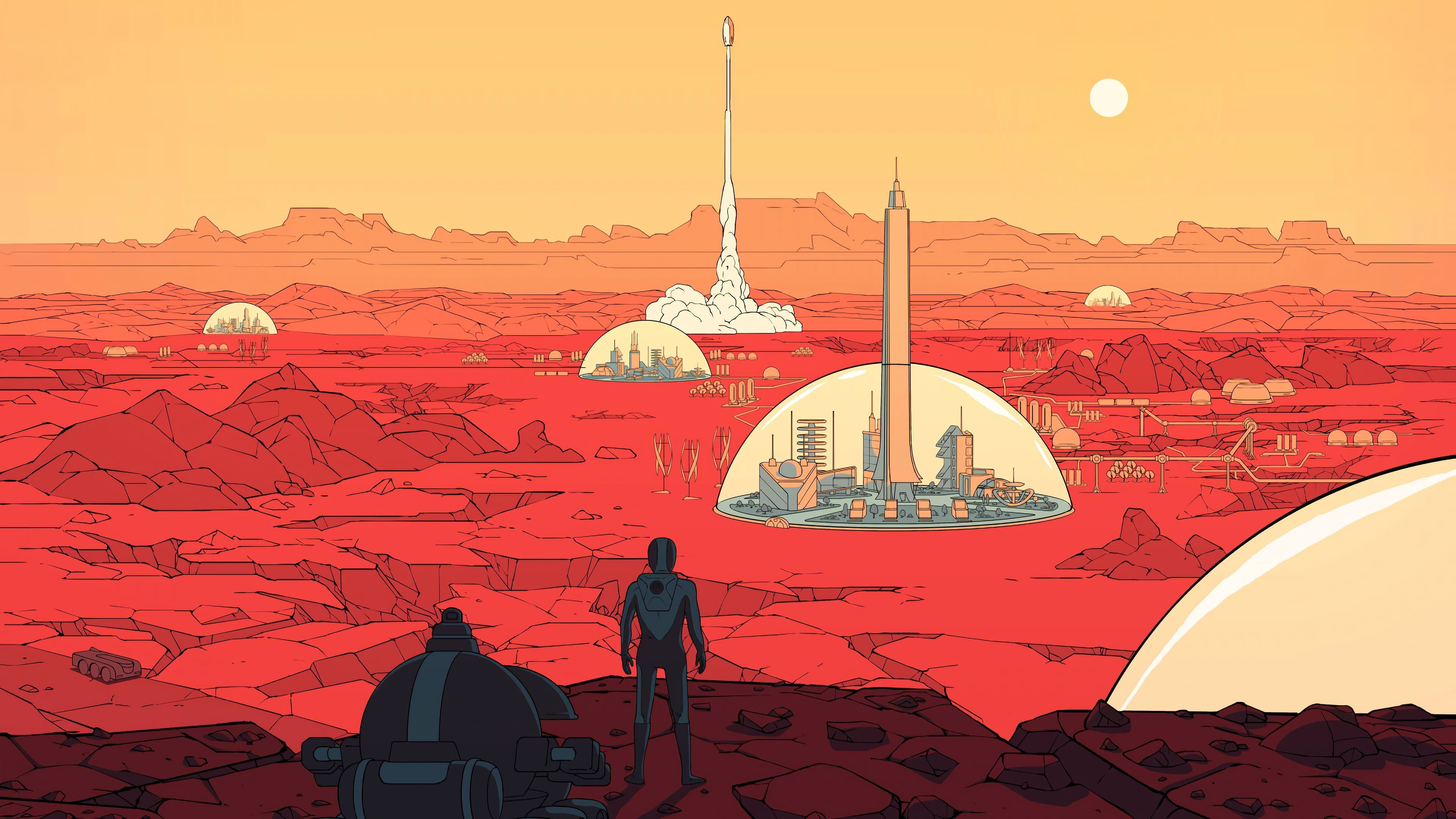 3840x2160 Download Video Game Surviving Mars 4k Ultra HD Wallpaperx2160