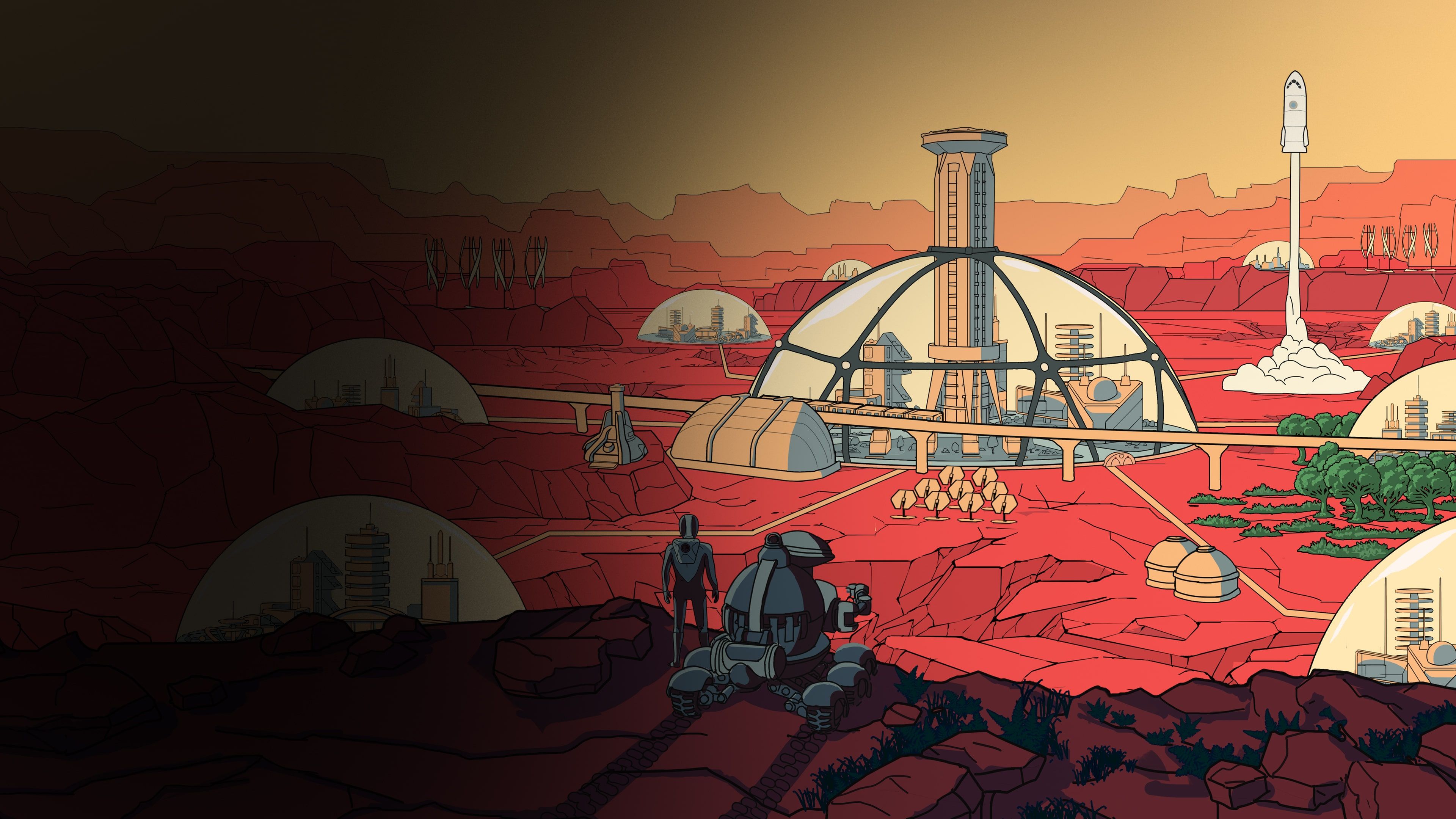 3840x2160 Surviving Mars: Relaunched