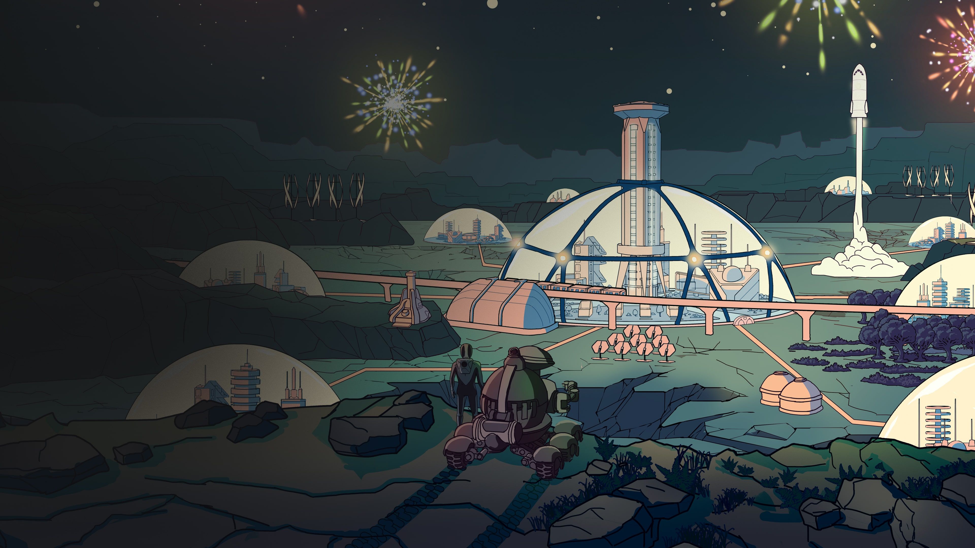 3840x2160 Surviving Mars: Relaunched