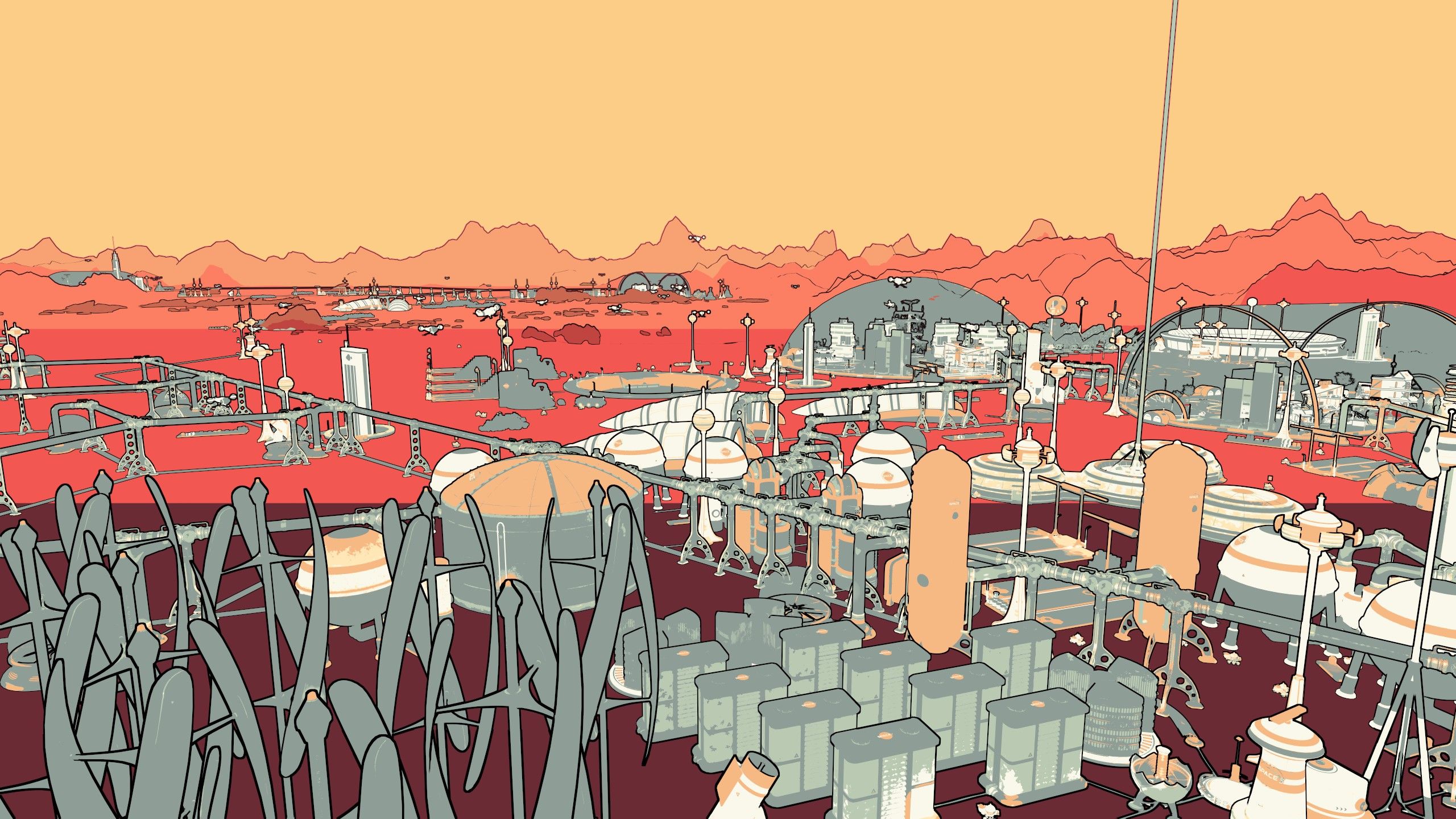 2560x1440 Cover Art Style Image In Gen I Colony (no DLC)