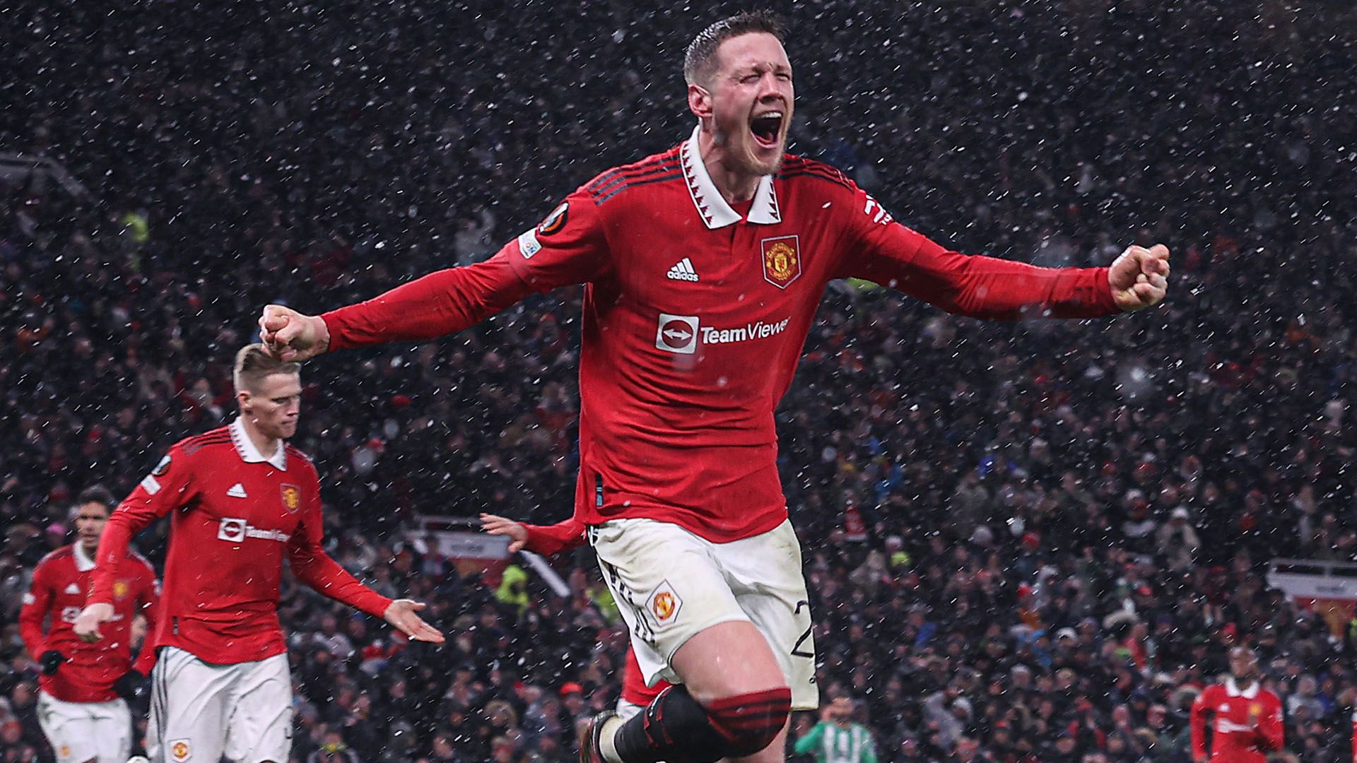 1920x1080 Tears for Wout Weghorst! Man Utd striker overcome with emotion after ending goal drought against Real Betis. Goal.com US