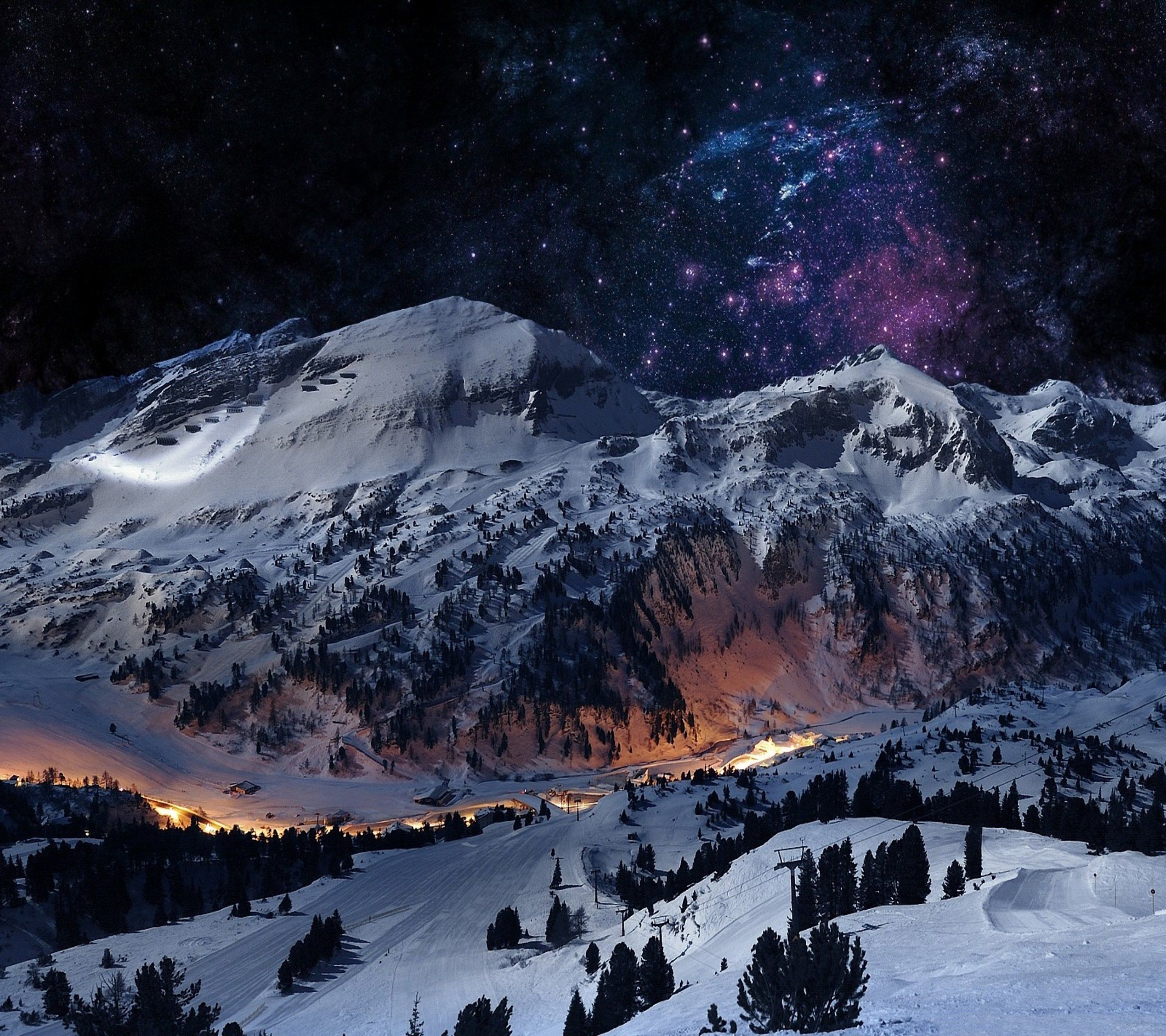 2880x2560 winter, Night wallpaper 10363585 Wallpaper HD / Desktop and Mobile Background