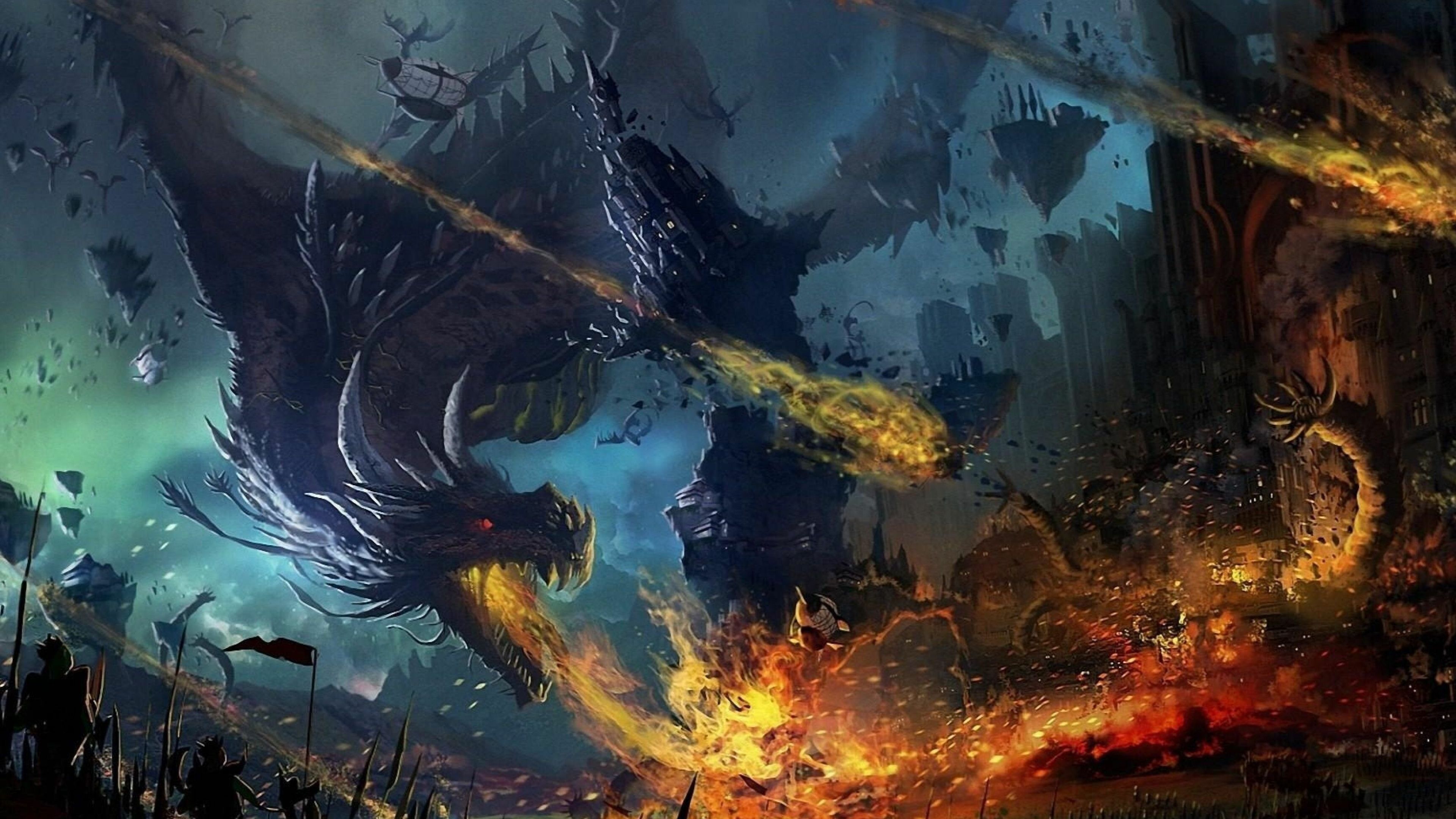 3840x2160 Dragon Wallpaper
