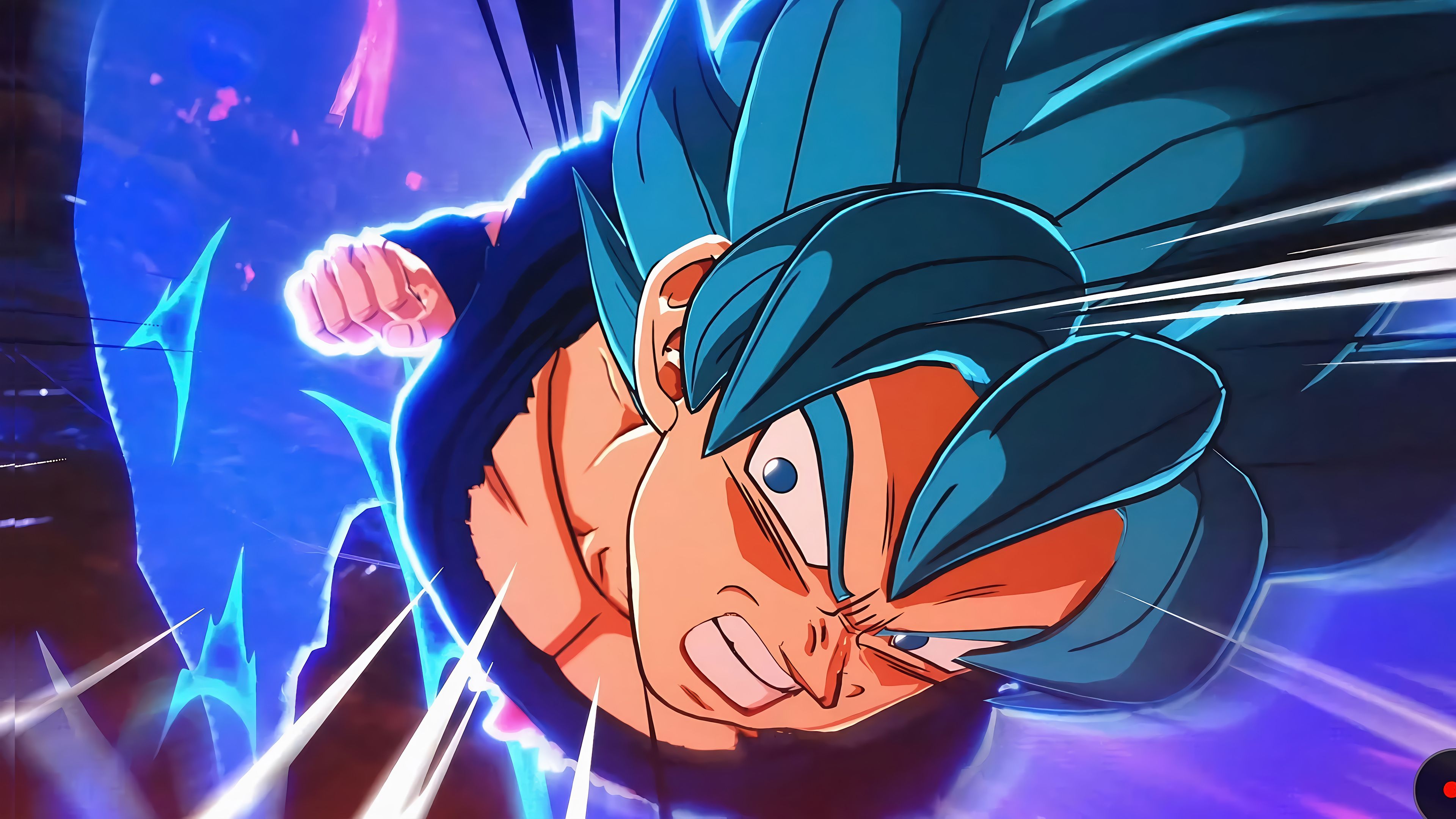 3840x2160 Goku Super Saiyan Blue DRAGON BALL: Sparking! ZERO Wallpaper 4K HD PC b