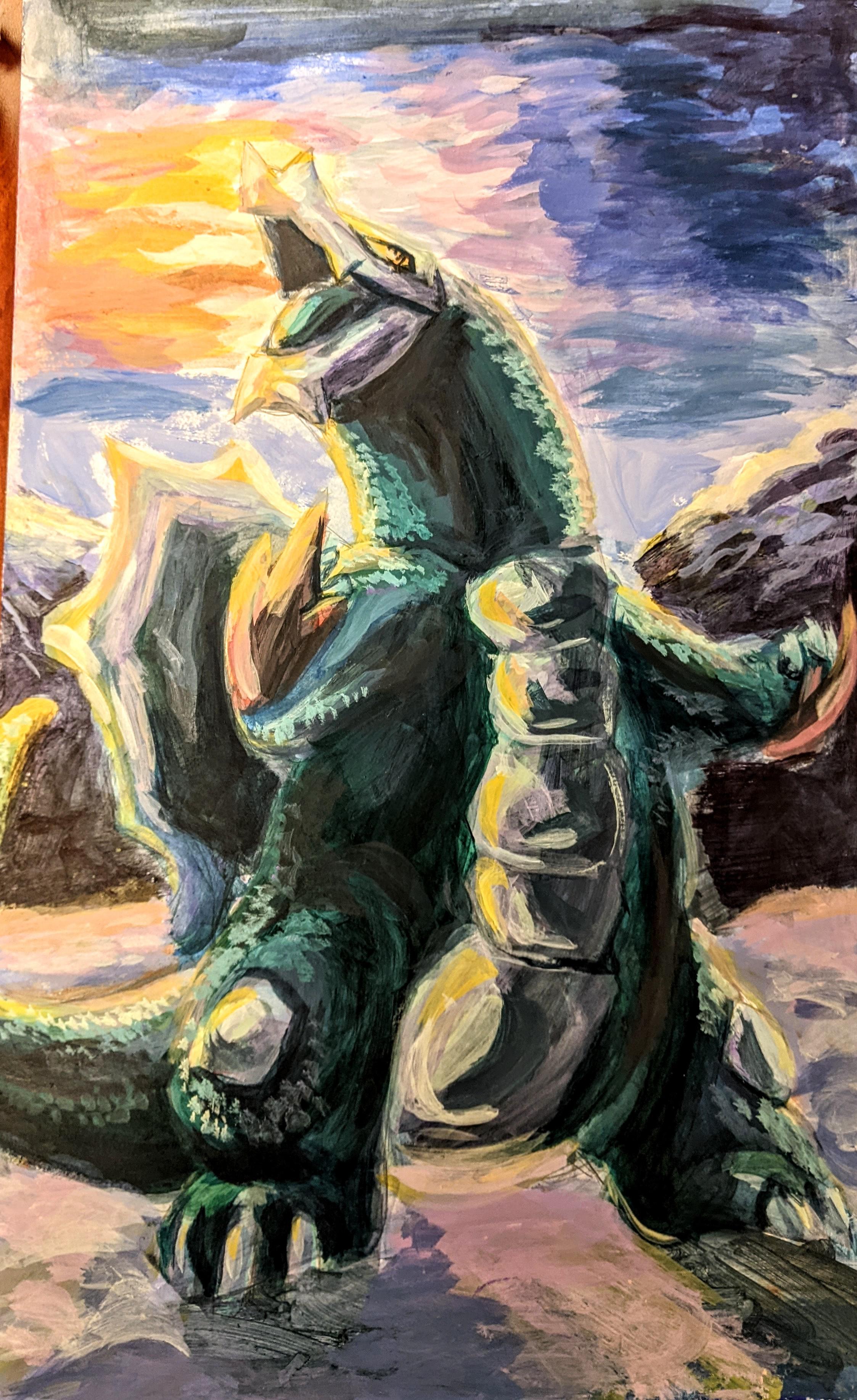 2247x3671 OC Baxcalibur painting (acrylic)