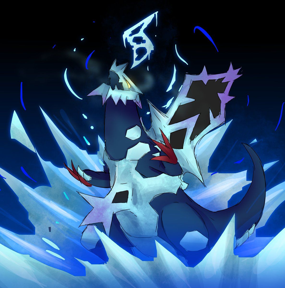 1188x1200 Mega Baxcalibur #PokemonLegendsZA