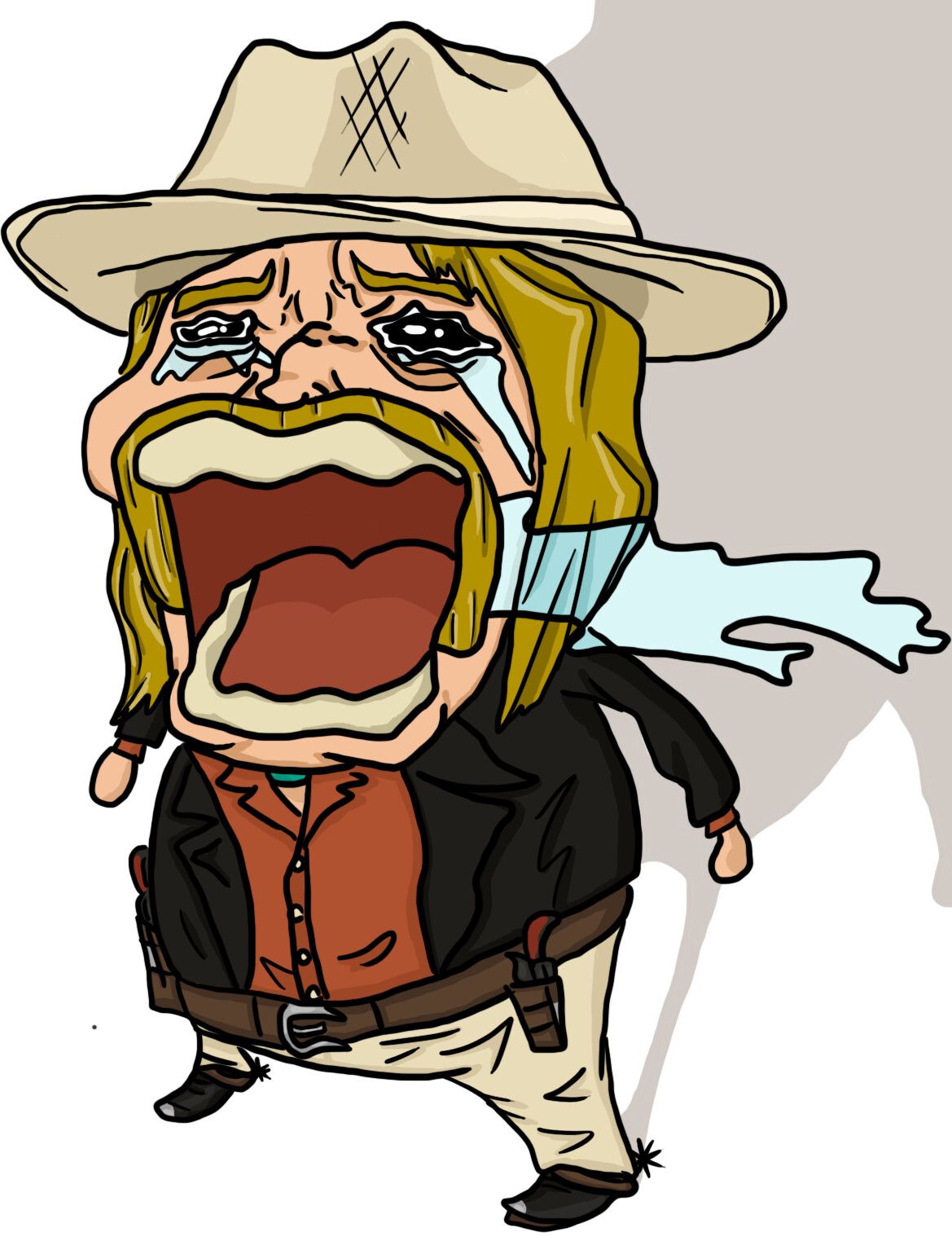 1169x1518 All my RDR2 crying chopper drawings
