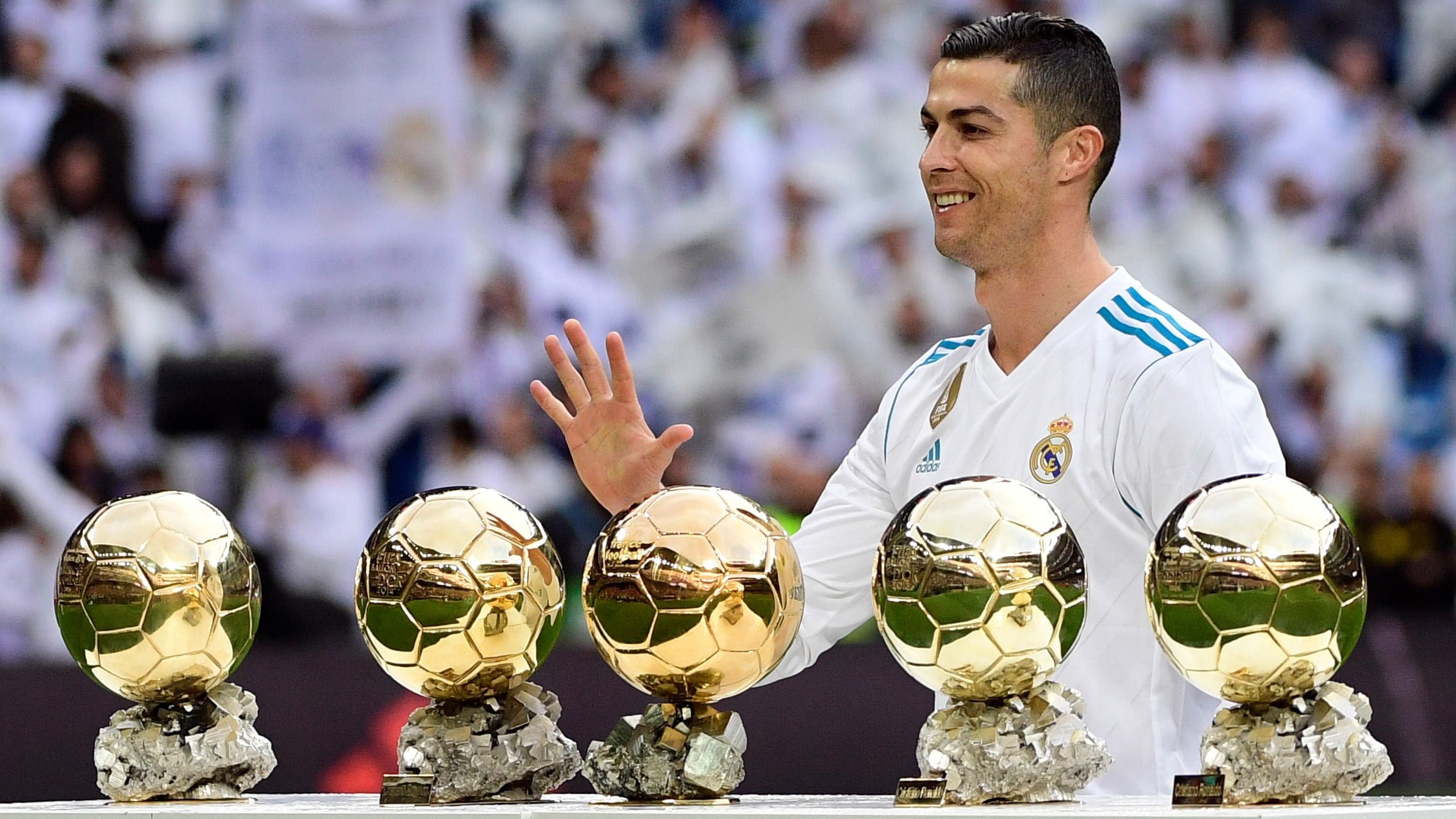 2271x1277 Christiano Ronaldo, Cristiano Ronaldo, Real Madrid, Ballon d'Or HD wallpaper
