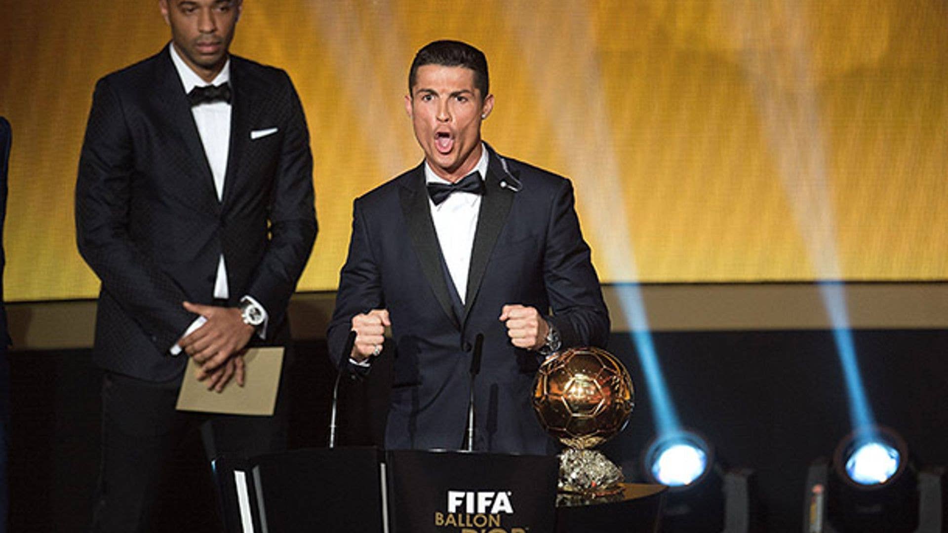 1920x1080 Cristiano Ronaldo wins Ballon d'Or with son