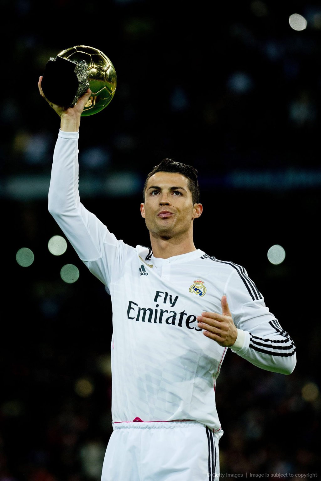 1024x1536 Ronaldo with Golden Ball. Of Headbands and Heartbreak