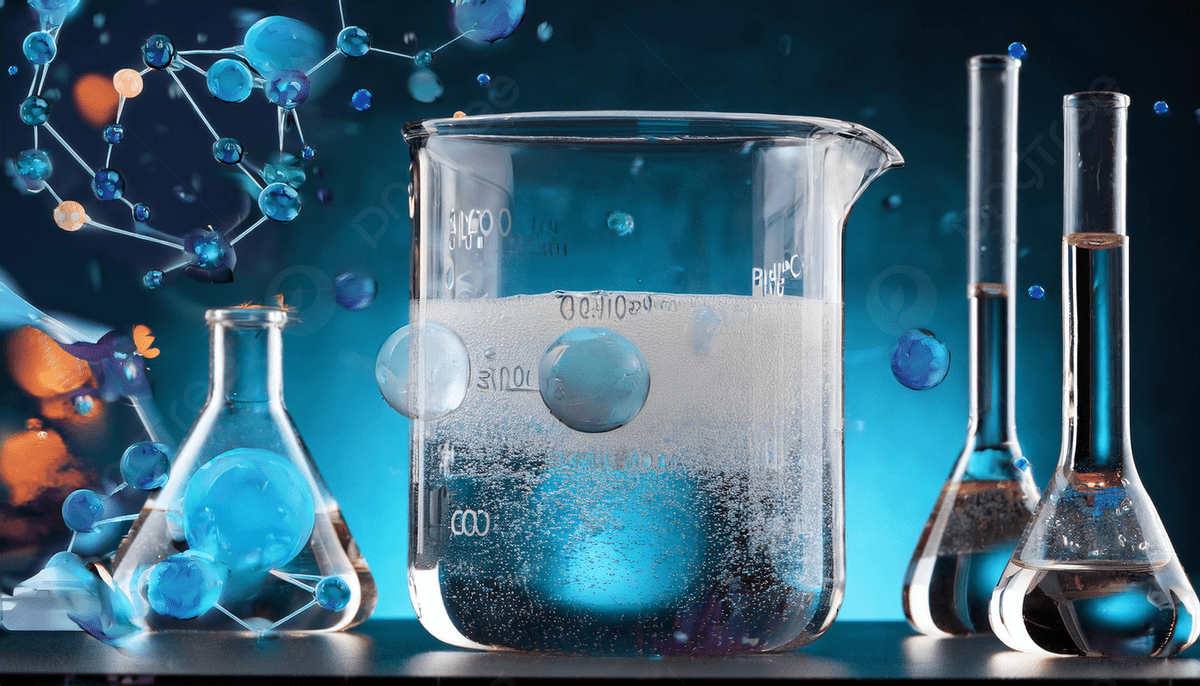 1200x686 Chemical Reaction In Beakers And Flasks Science Experiment In Progress Photo And Picture For Free Download