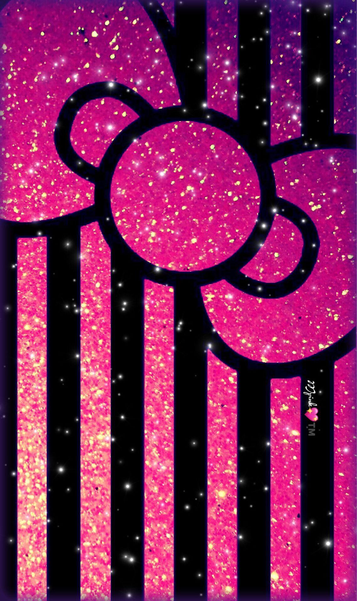 1140x1920 Bling Pink Bow Galaxy Wallpaper #androidwallpaper #iphonewallpaper
