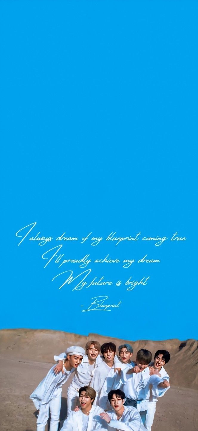 664x1440 Stray Kids Blueprint Wallpaper