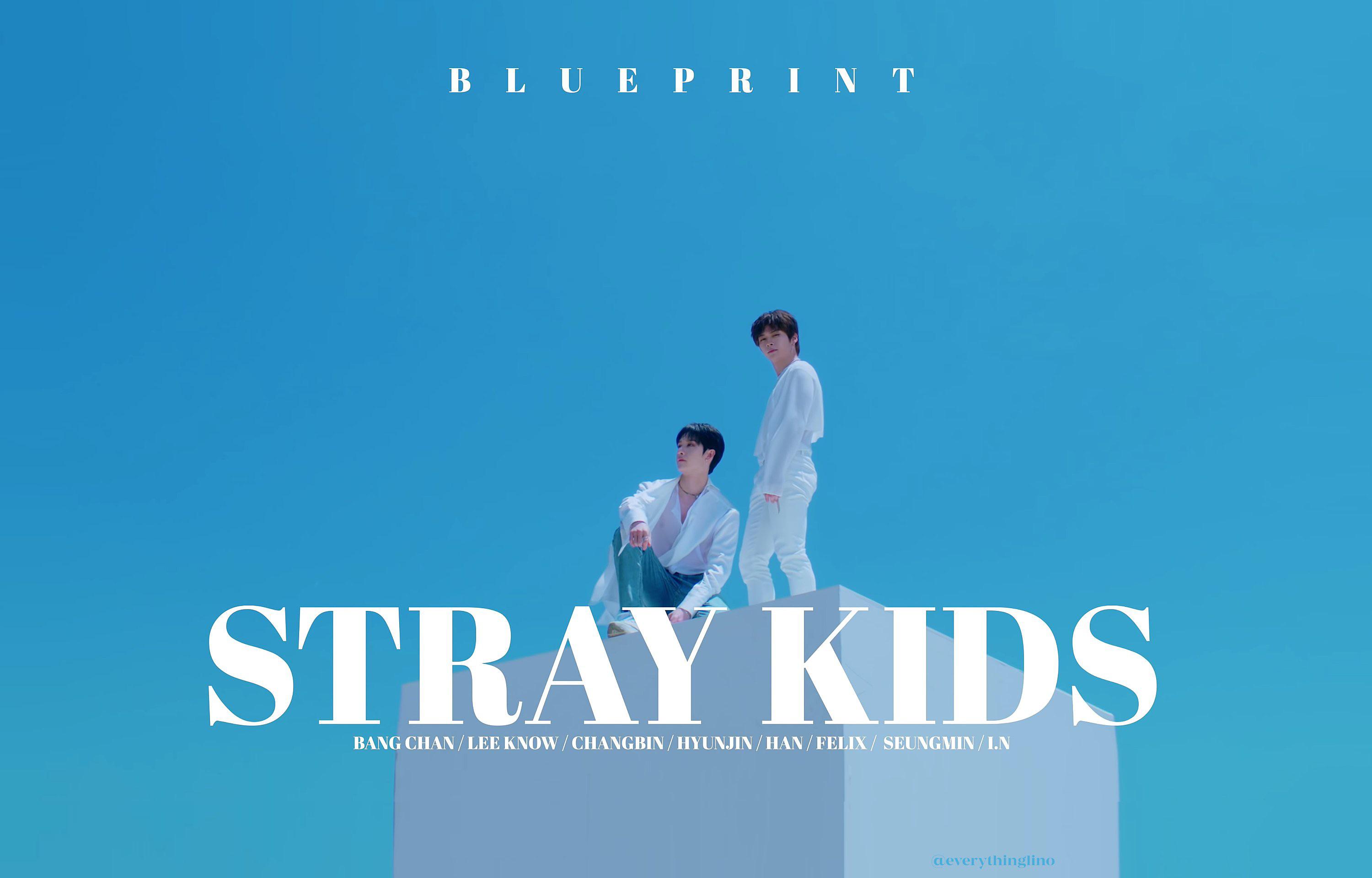 3000x1920 I made some Stray Kids “Blueprint” Desktop wallpaper (Download link in comments)