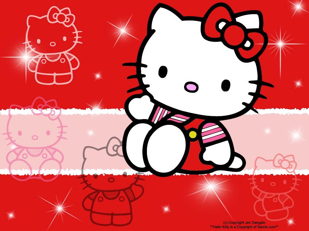 1024x768 Hello Kitty Kitty Wallpaper