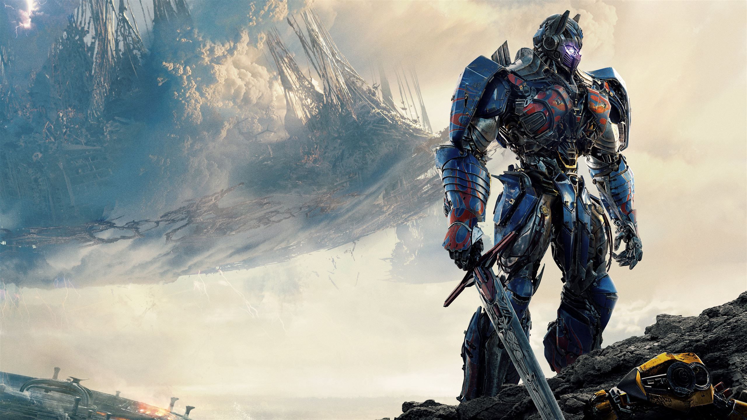 2560x1440 optimus prime transformers the last knight 5k MacBook Air Wallpaper Download