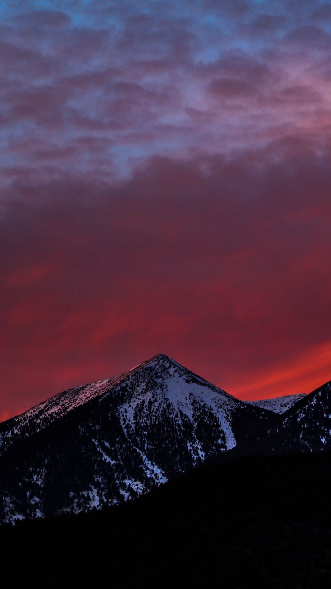 1080x1920 Mountain Sunset Wallpaper for iPhone Pro Max, X, 6
