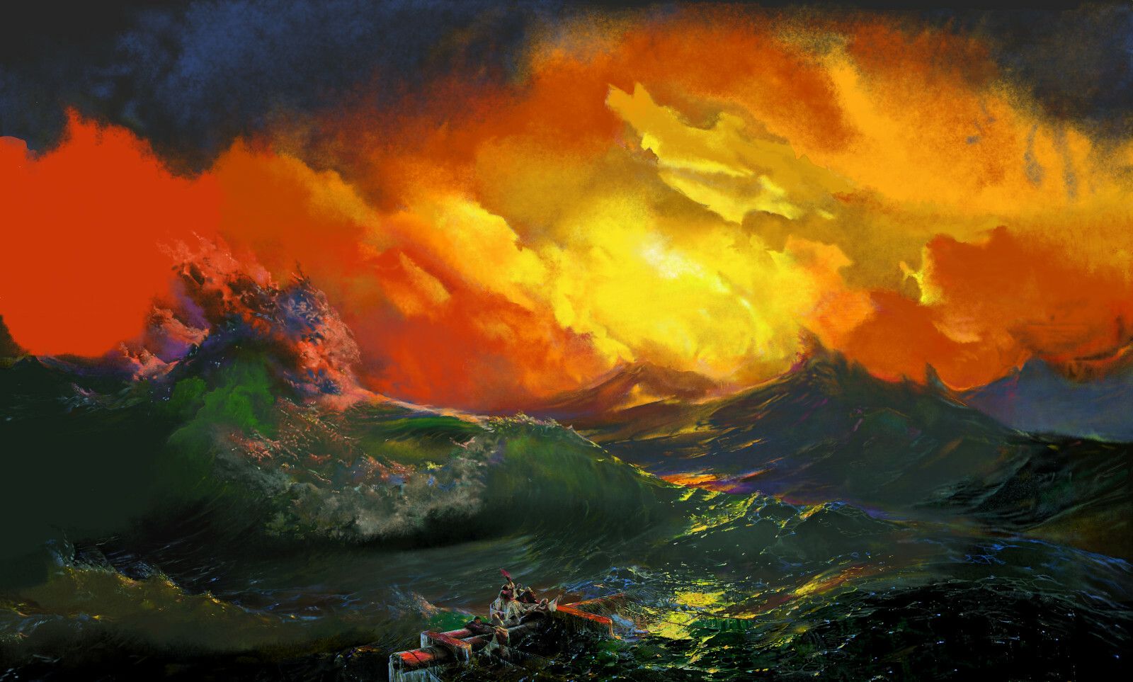 1600x963 Ninth wave; soon finished (I hope so!)