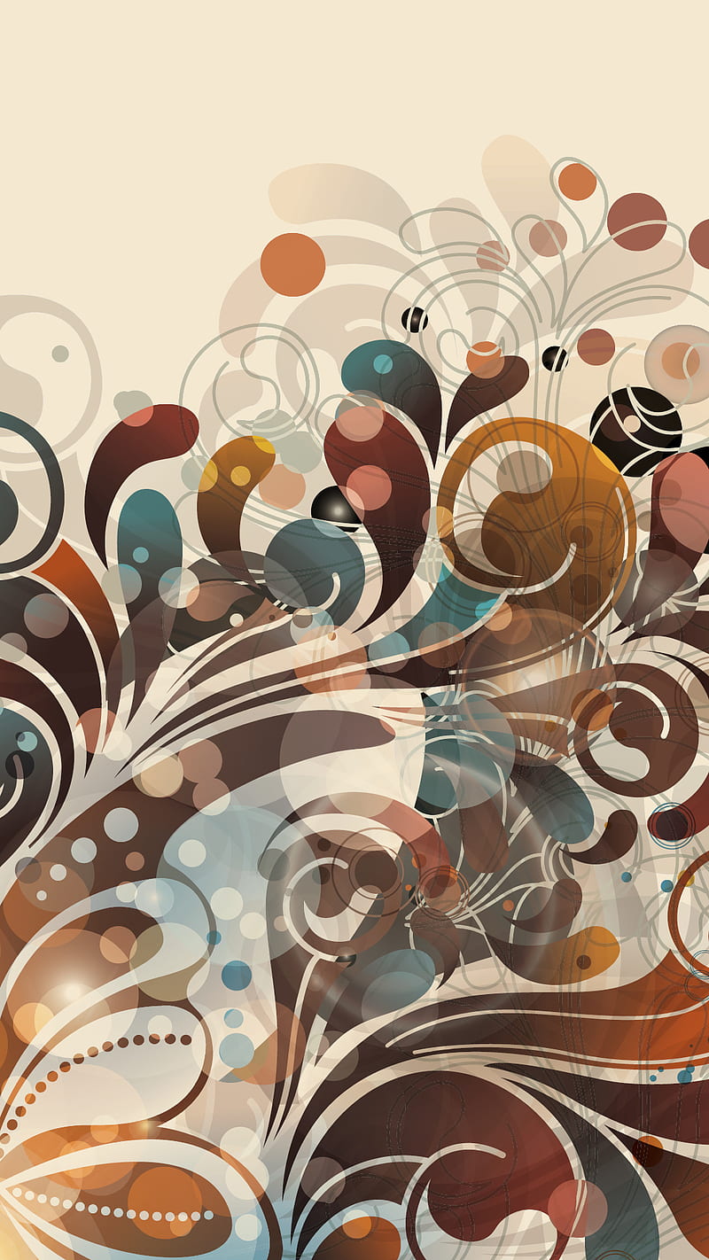 800x1422 HD brown teal wallpaper