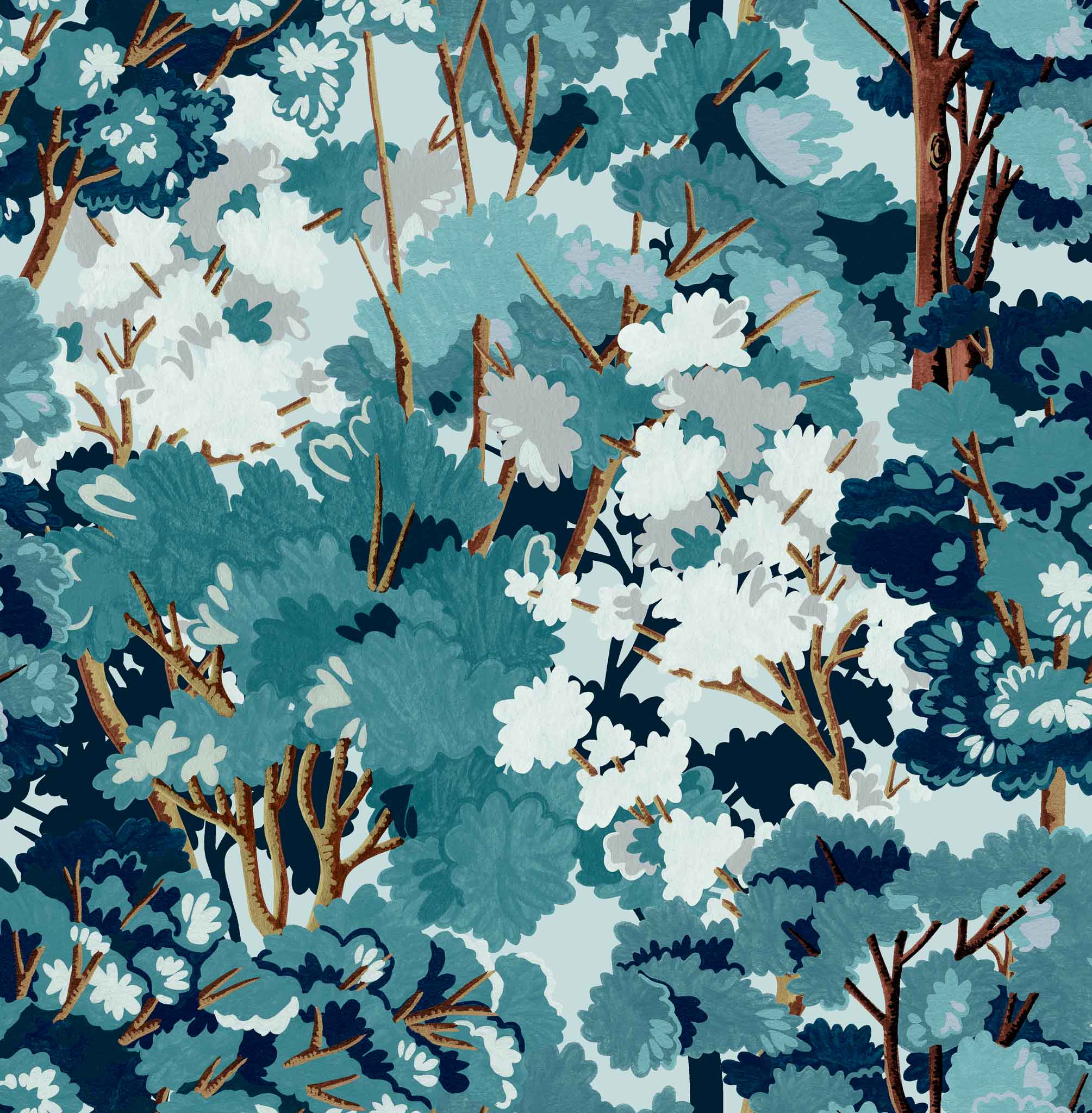2009x2048 Graham & Brown New Eden Folklore Tree Wallpaper Home of Interiors