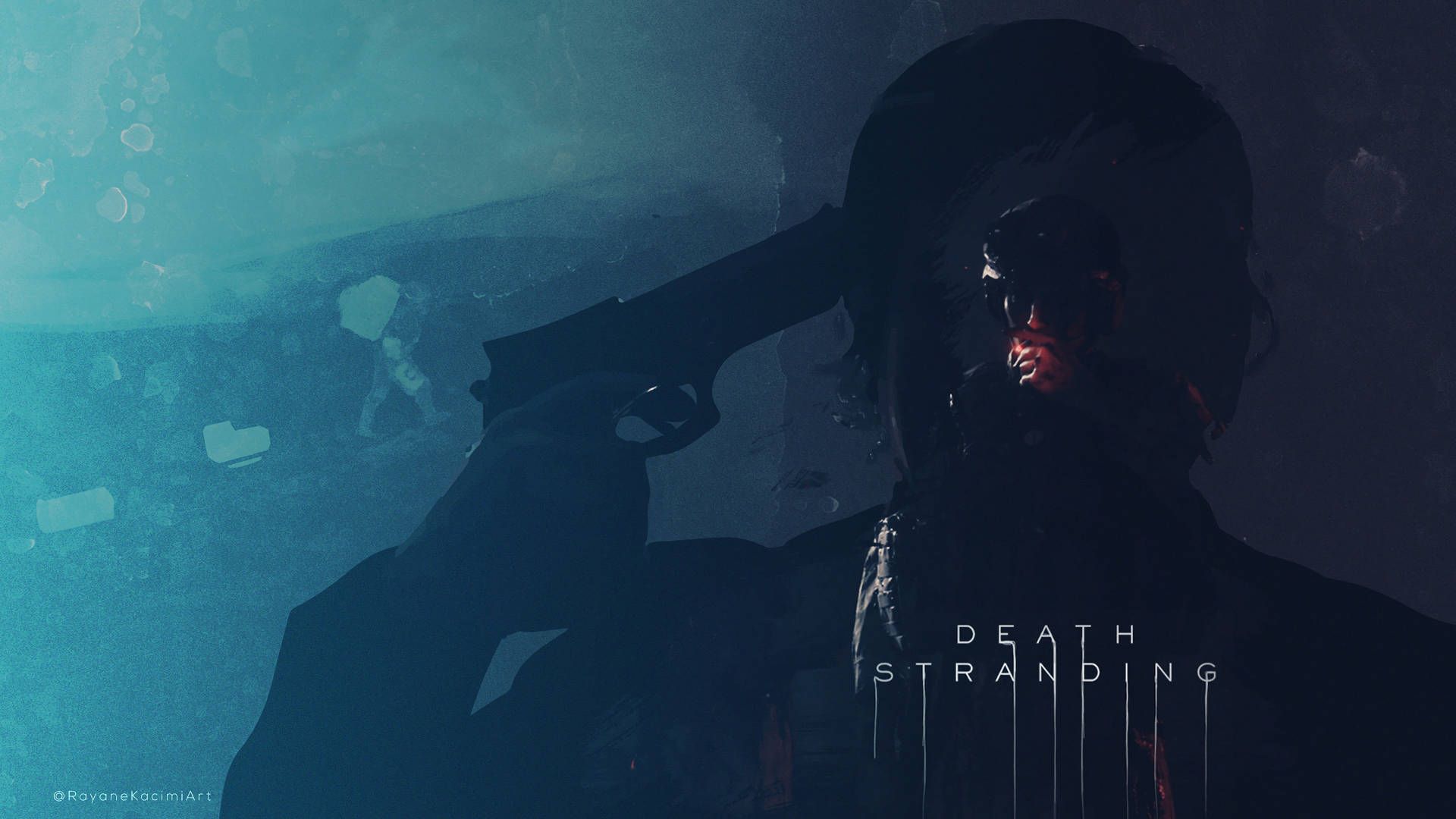 1920x1080 Sam And A Gun Death Stranding 4k Wallpaper