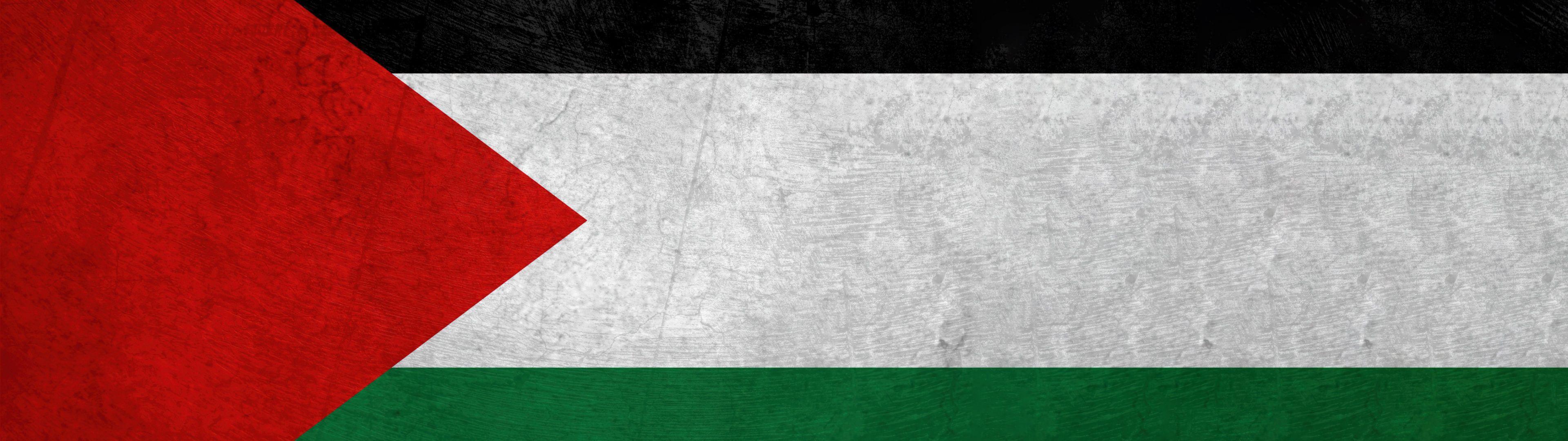 3840x1080 The Palestinian Flag 5K Wallpaper