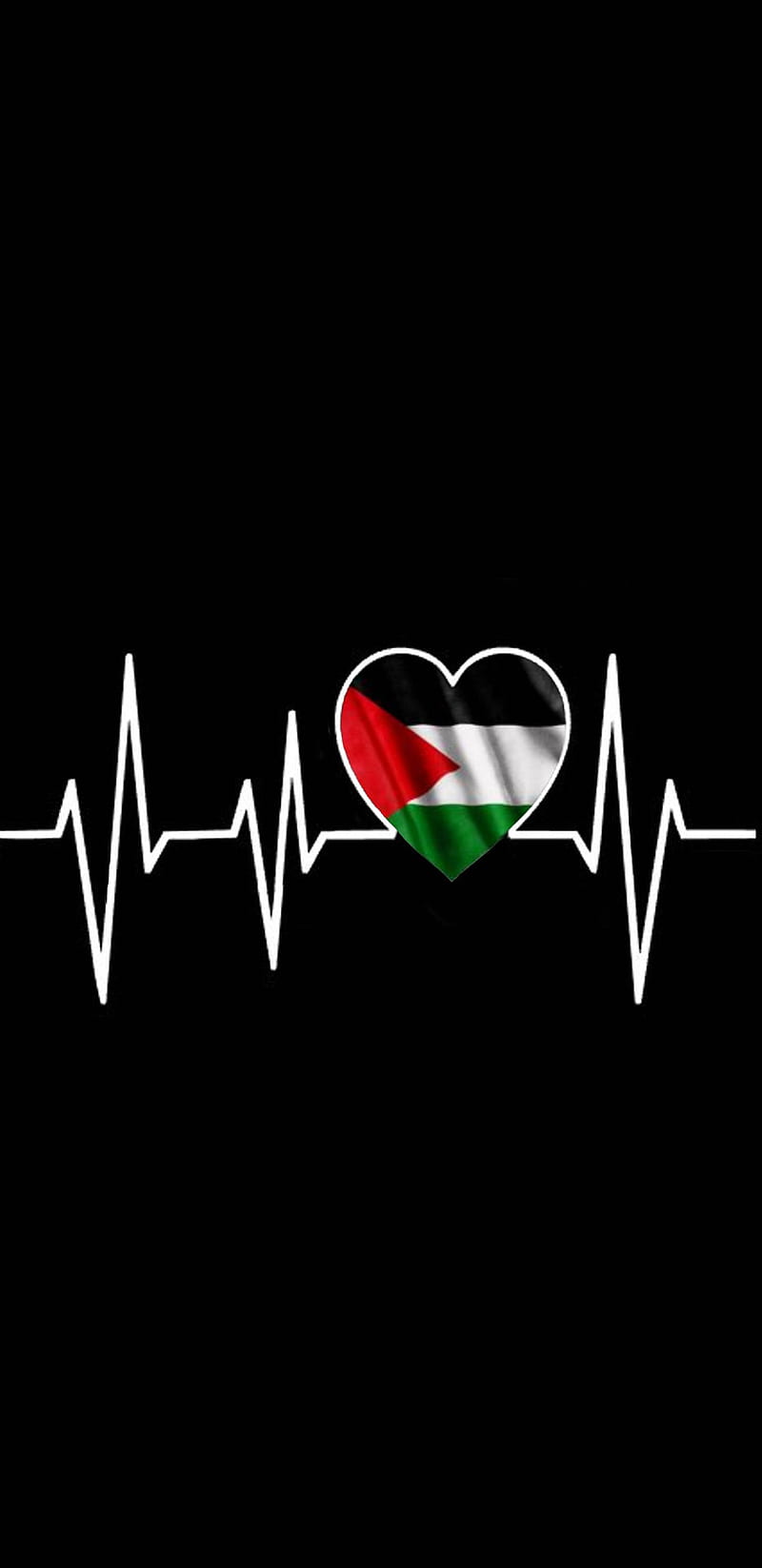 800x1645 PalestinianHeartbeat, palestine, heartbeat, palestinian, heart, HD phone wallpaper