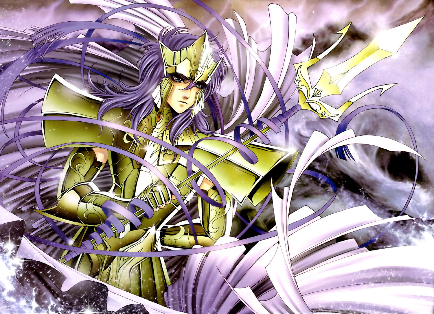 1500x1087 Poseidon (Saint Seiya) Wallpaper by Future Studio Anime Image Board
