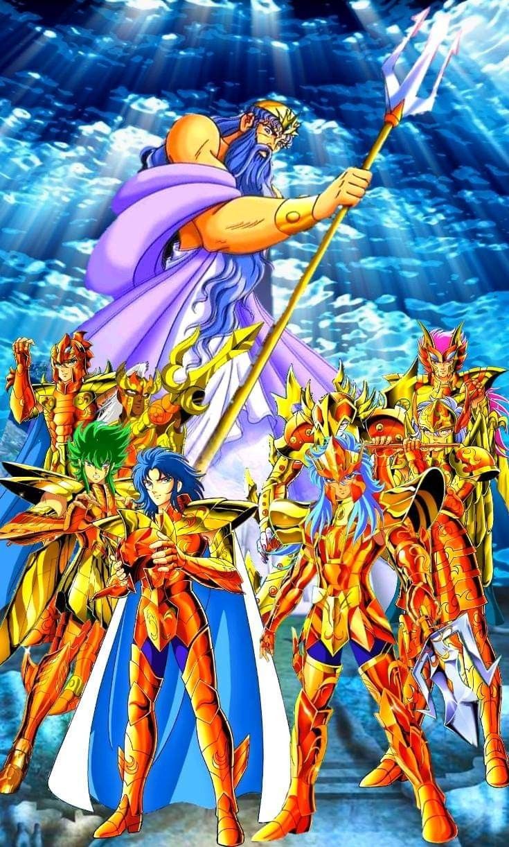 735x1222 Story of poseidon. Poseidon wallpaper, Poseidon and athena, Saint seiya poseidon
