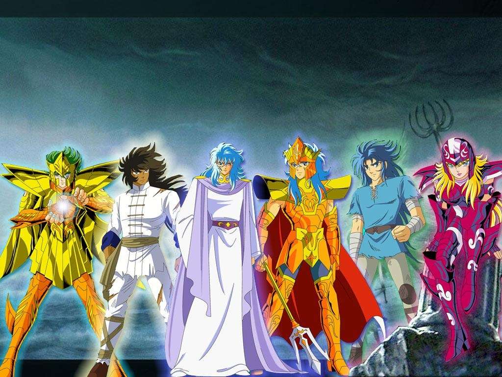 1024x768 Saint seiya poseidon