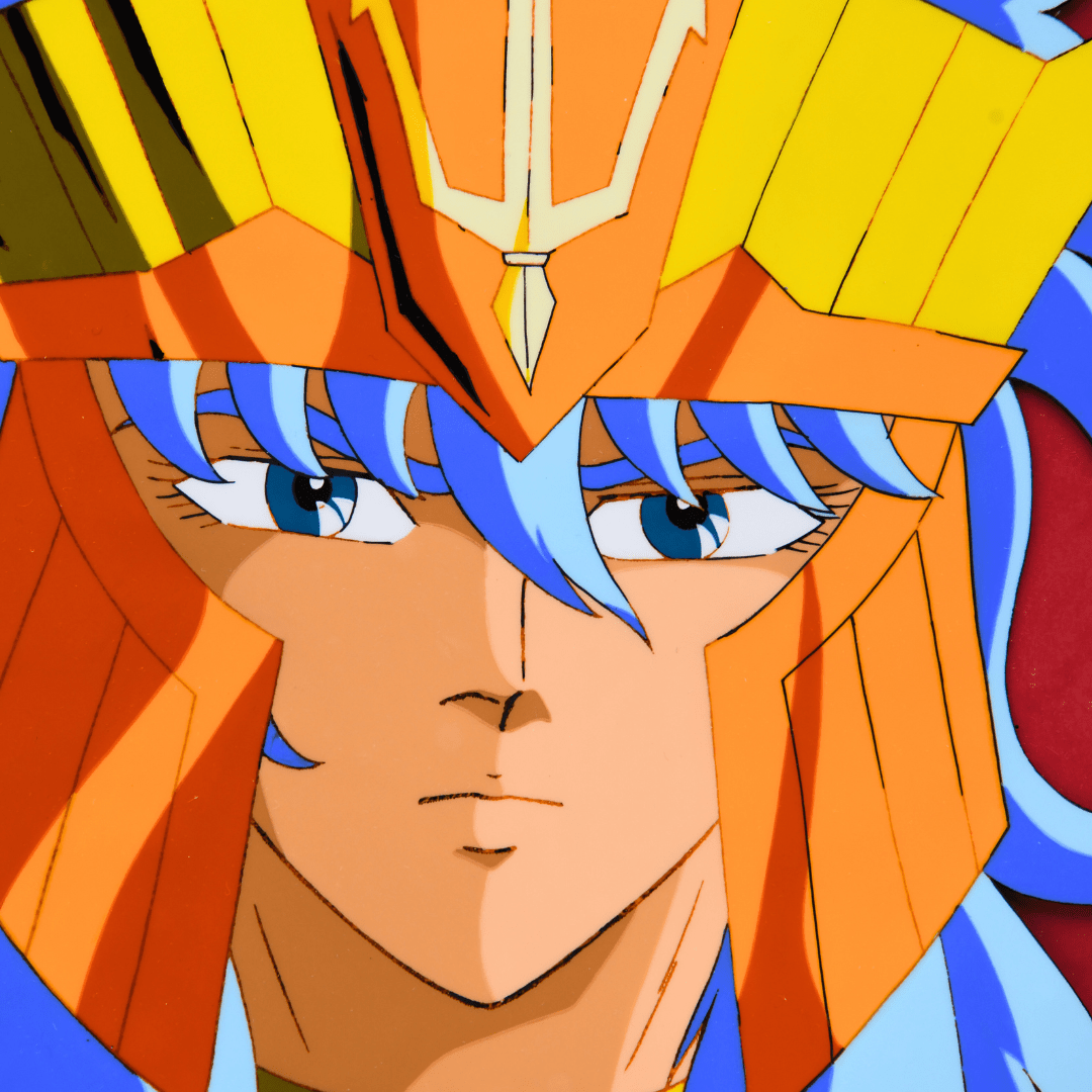 1080x1080 Saint Seiya Anime Production Cel, Douga