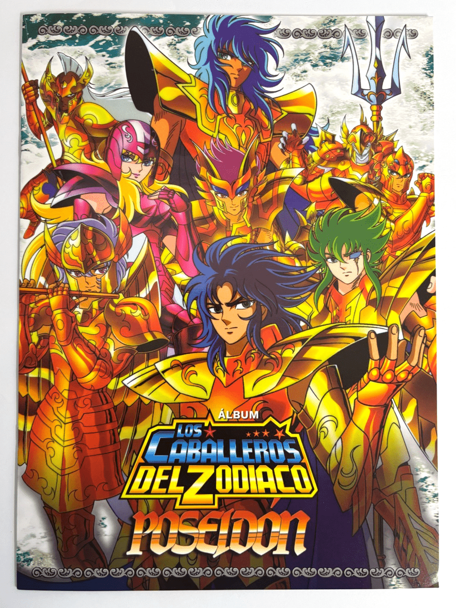 900x1200 SAINT SEIYA POSEIDON SAGA ALBUM + Full Set 104 104 Stickers Peru THETIS
