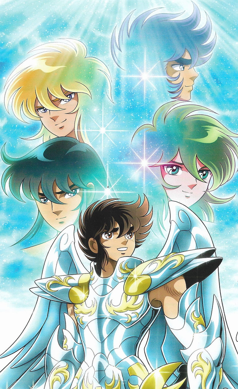 800x1308 Saint Seiya, andromeda, anime, animejap, cygnus, dragon, kurumada, pegasus, phoenix, HD phone wallpaper