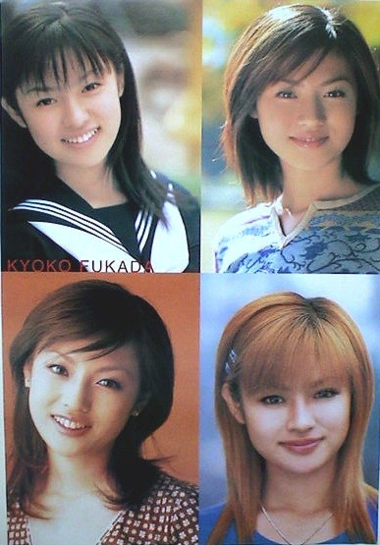774x1110 KYOKO FUKADA 4 CUTE SHOTS POSTER FROM ASIA Pop Idol