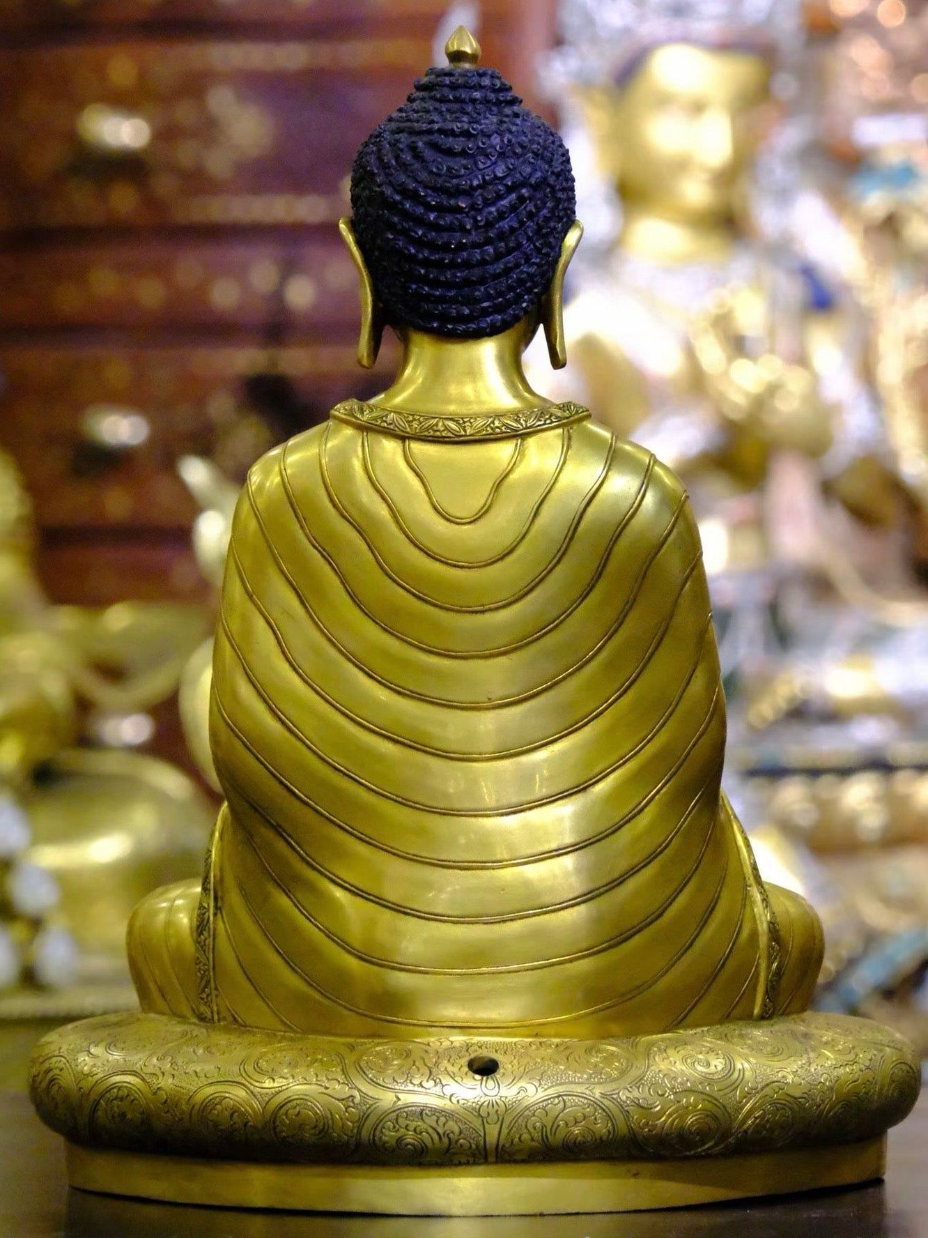 1332x1776 Shakyamuni Buddha in Dharmachakra Mudra (Teaching Buddha) Statue 38cm